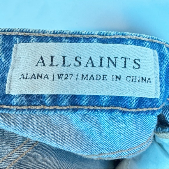 All Saints | Alana Embroidered Birds Boy Jean, 27 - Picture 11 of 12